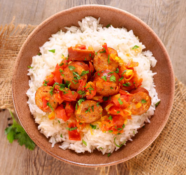 Rougail saucisses Magimix.